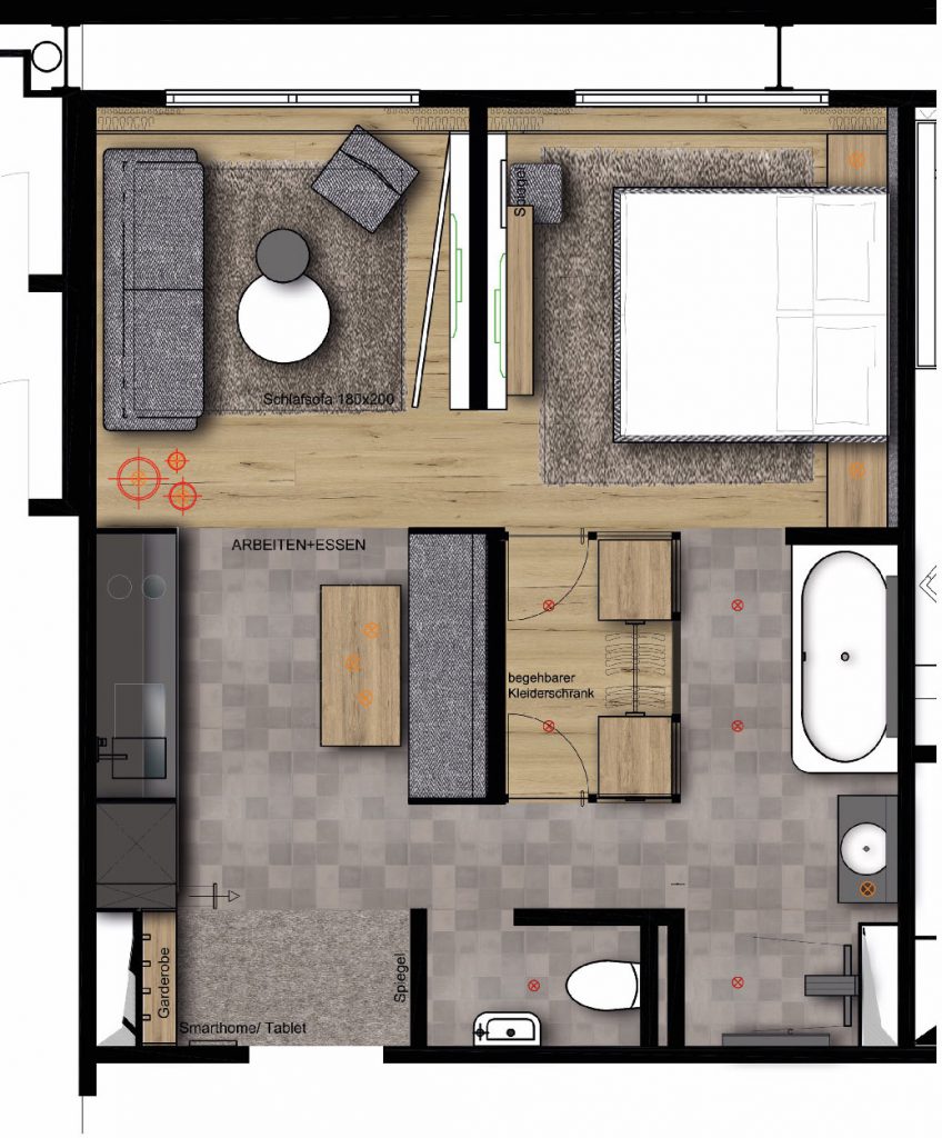 2 Zimmer Apartment